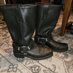Black Leather Masterson Boot Company Mens 9D